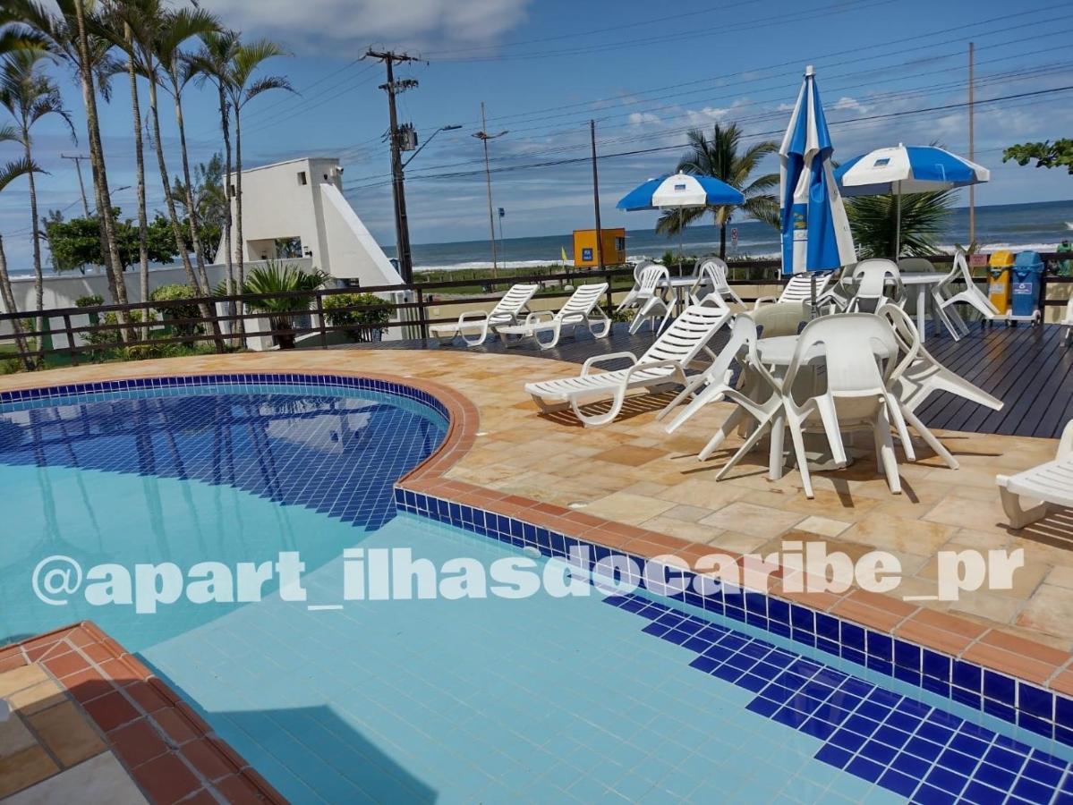 Apto Cond Ilhas Do Caribe - Pr - Beira Mar Matinhos Exterior photo