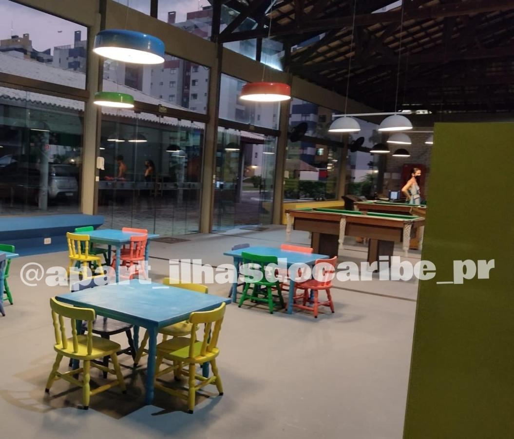 Apto Cond Ilhas Do Caribe - Pr - Beira Mar Matinhos Exterior photo