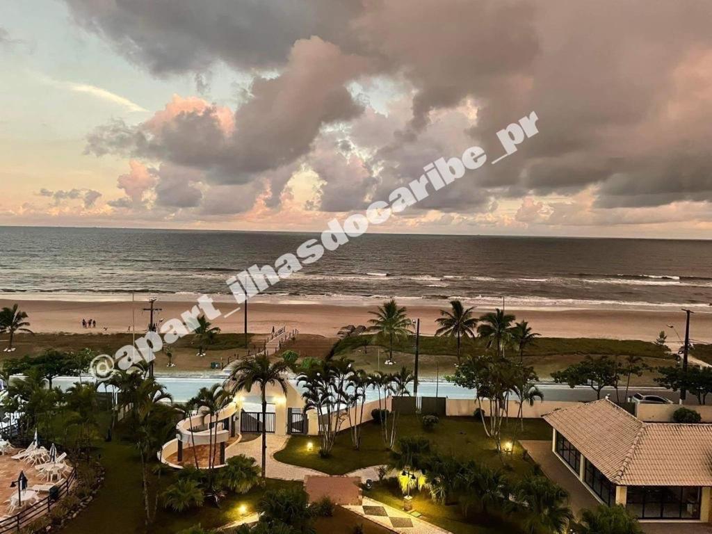 Apto Cond Ilhas Do Caribe - Pr - Beira Mar Matinhos Exterior photo