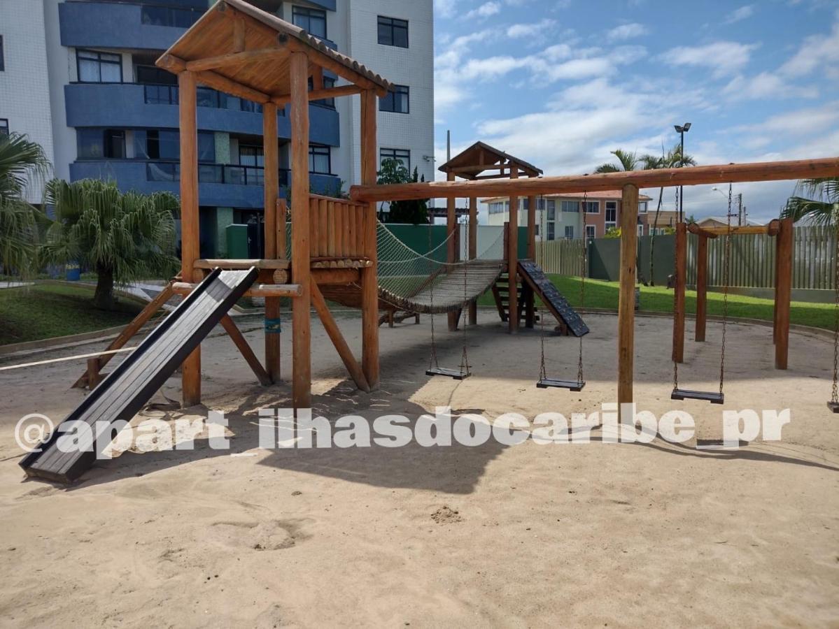 Apto Cond Ilhas Do Caribe - Pr - Beira Mar Matinhos Exterior photo